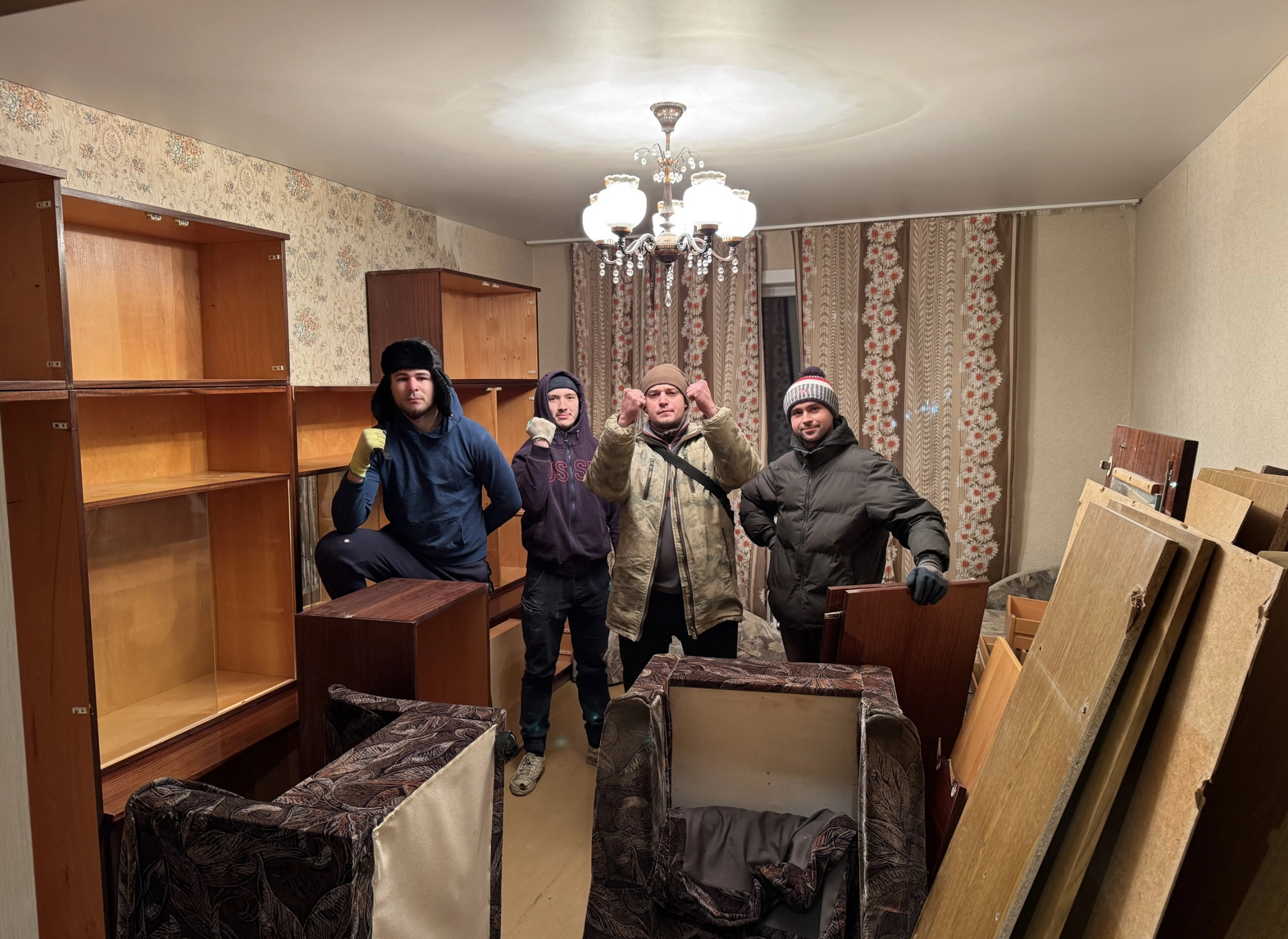 Вывоз старой мебели с квартир